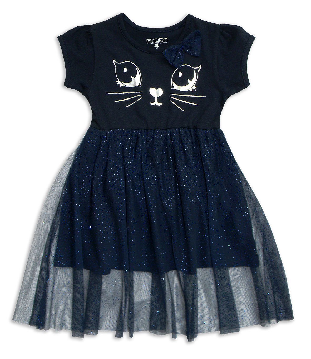 Платье для девочки Me&We KG218-J601-699 Темно-синий-116