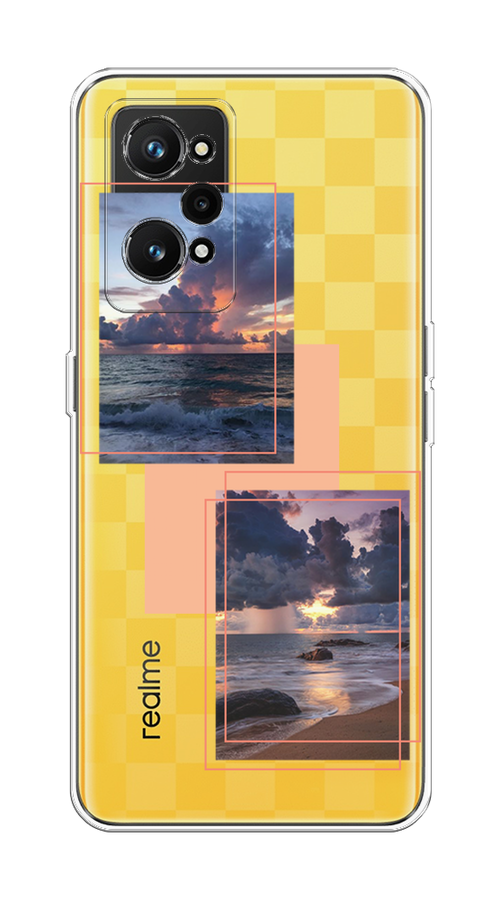 

Чехол на Realme GT Neo 3T/Neo 2 "Sky collage", Розовый;прозрачный;синий, 2510750-1