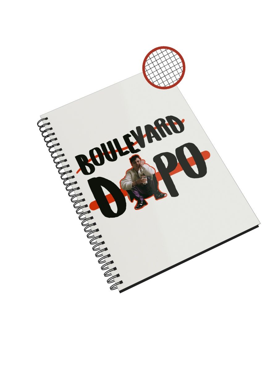 

Блокнот СувенирShop "Boulevard Depo/Бульвар Депо" NP-MZBD10-A5/2 A5 48 листов в клетку, NP-MZBD10-A5/2