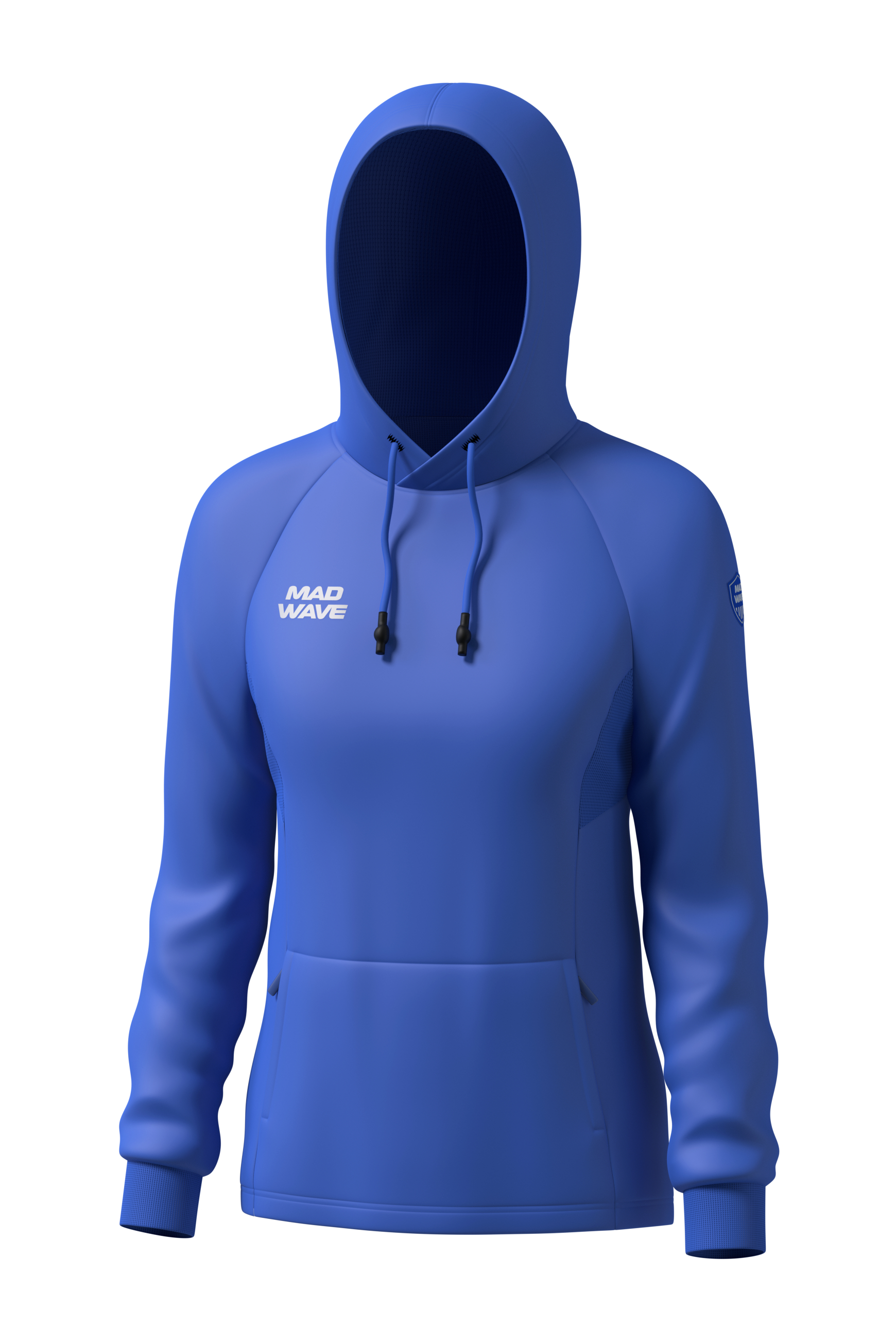 Толстовка женская Mad Wave Flex hoodie women синяя L