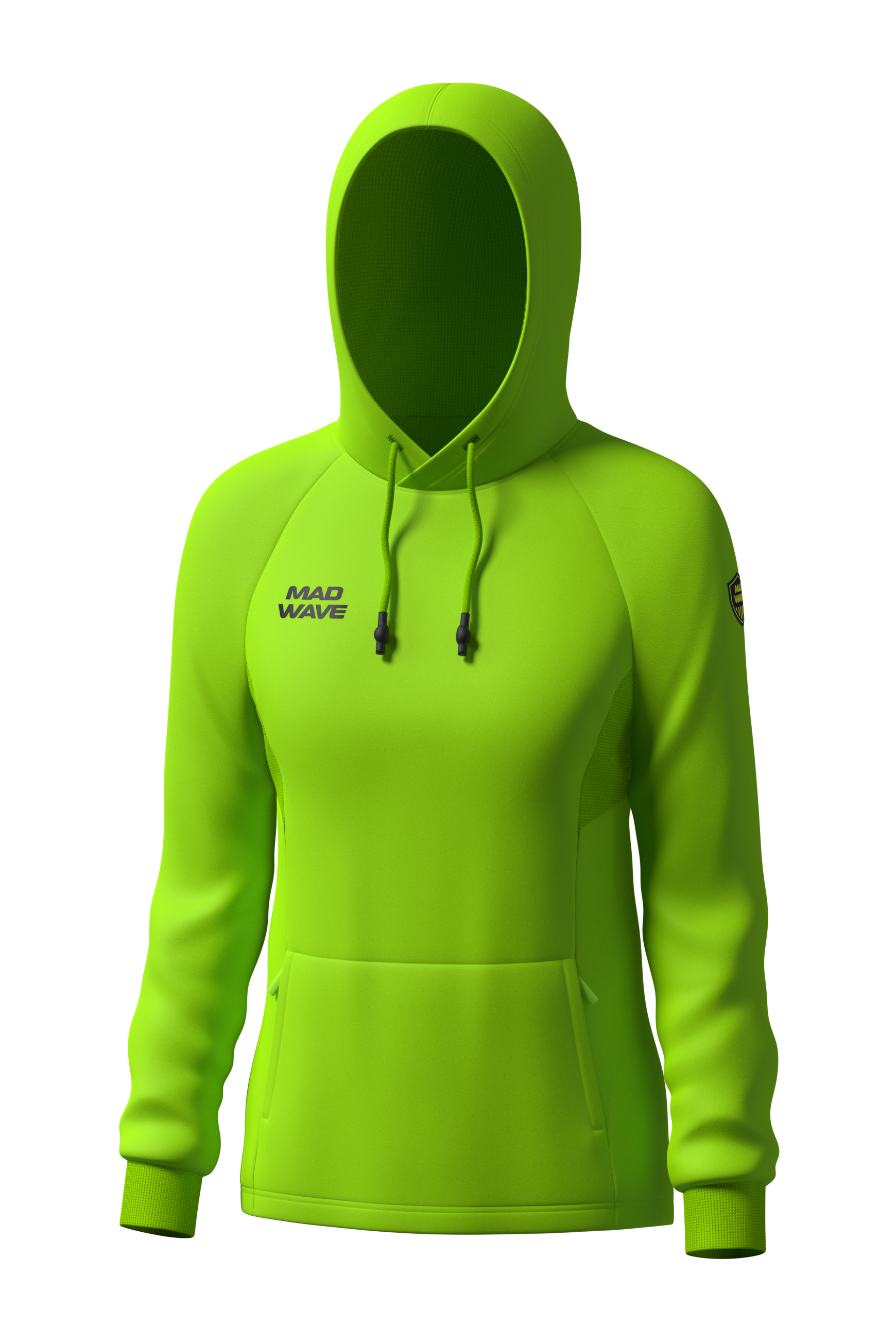 Толстовка женская Mad Wave Flex hoodie women зеленая L