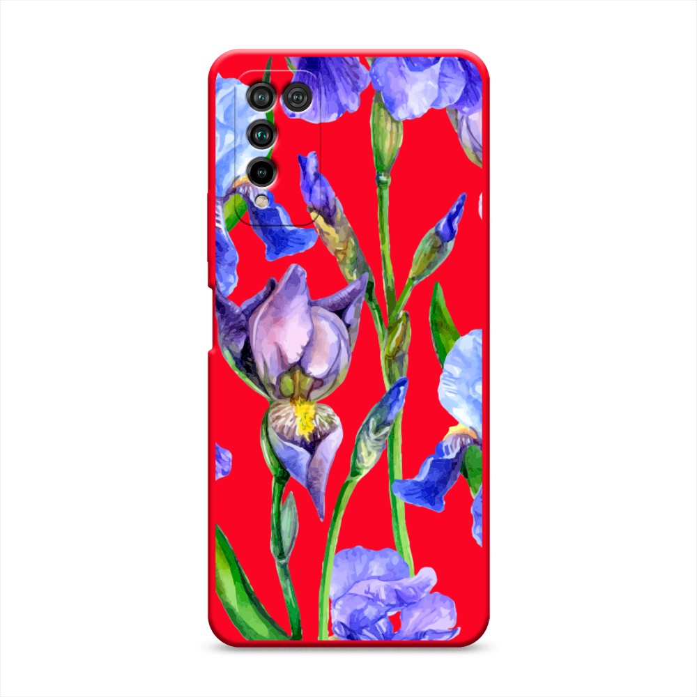 

Чехол Awog на Honor 10X Lite "Синие ирисы"