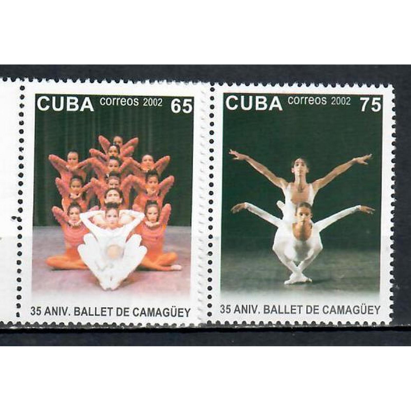 

Почтовые марки Куба 40 лет балета Камагуэй - танцевальная компания Танцы, Балет