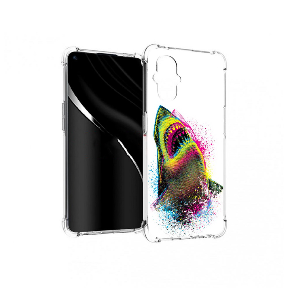 

Чехол MyPads Tocco для OnePlus Nord N20 5G челюсти-2 (PT227047.135.674), Прозрачный, Tocco