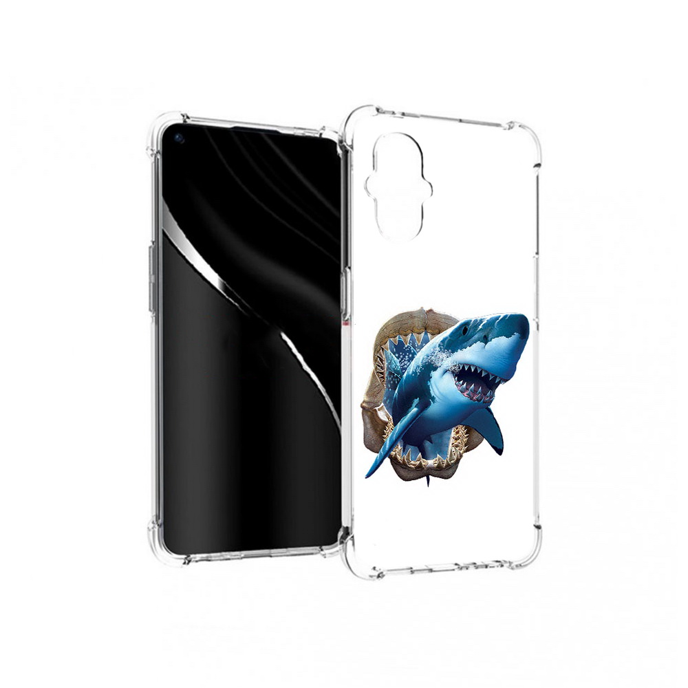 

Чехол MyPads Tocco для OnePlus Nord N20 5G челюсти (PT227047.135.675), Прозрачный, Tocco