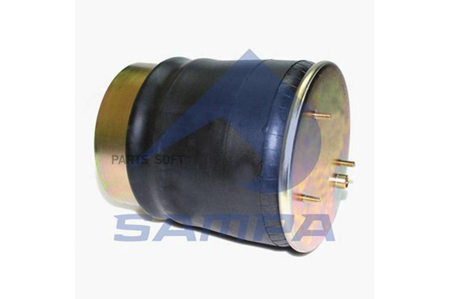 SAMPA SP55836K01 SASP 55836-K01_пневмоподушка со стаканом 836MBK6 3 шп. M10 1отв-шт.M16 п