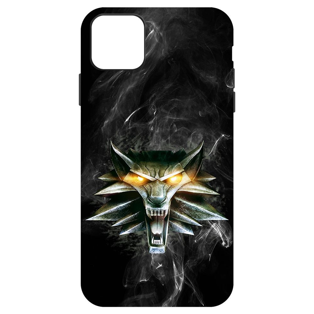 

Чехол-накладка Krutoff Soft Case Ведьмак. Школа Волка для iPhone 11 Pro Max черный