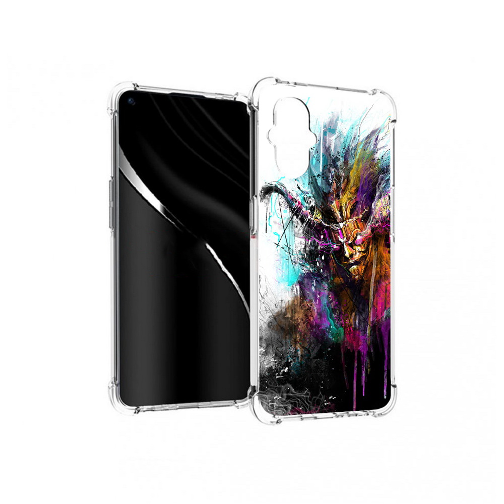 

Чехол MyPads Tocco для OnePlus Nord N20 5G яркий дьявол (PT227047.135.709), Прозрачный, Tocco
