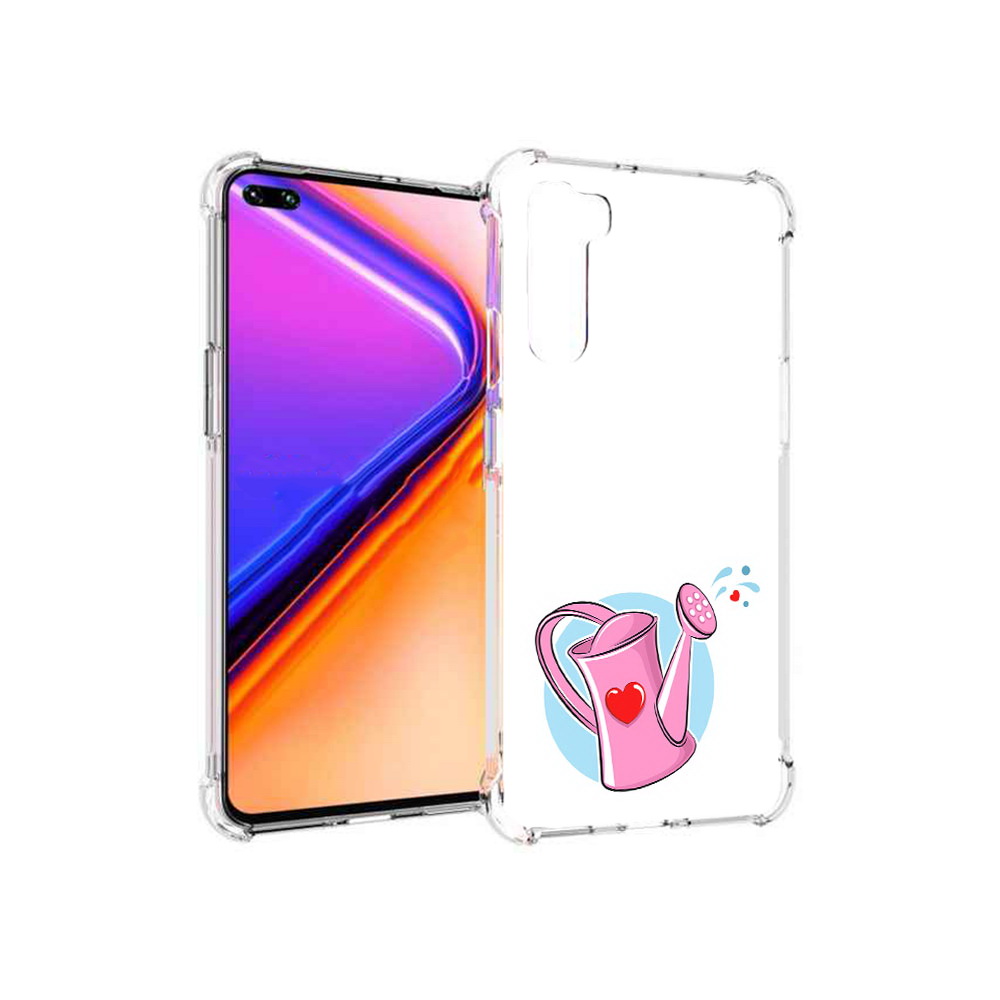 

Чехол MyPads Tocco для OnePlus Nord Лейка любви 14 февраля (PT227045.136.103), Прозрачный, Tocco