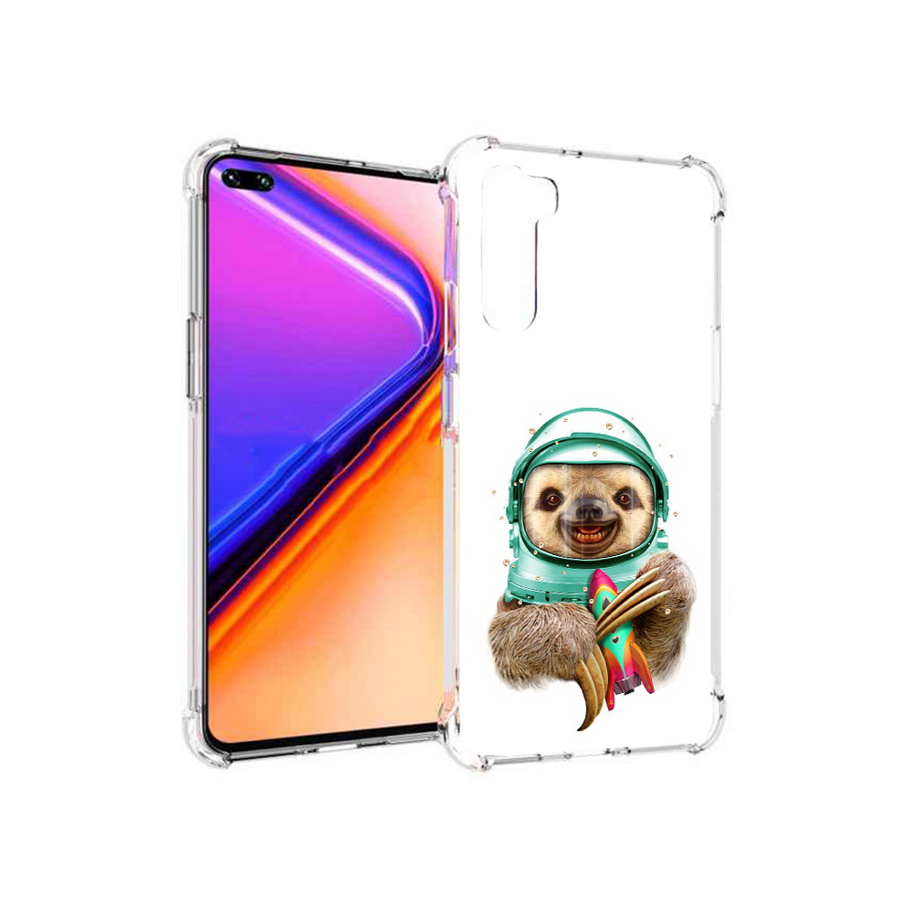 

Чехол MyPads Tocco для OnePlus Nord Ленивец астронавт (PT227045.136.104), Прозрачный, Tocco