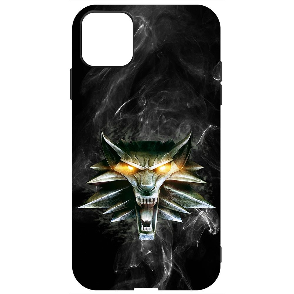 

Чехол-накладка Krutoff Soft Case Ведьмак. Школа Волка для iPhone 11 черный