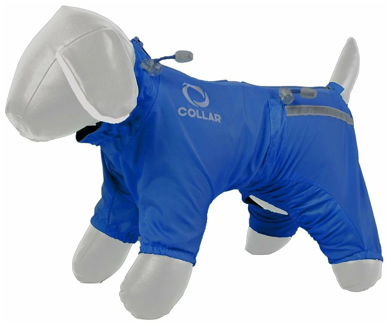Дождевик для собак COLLAR синий (L58)