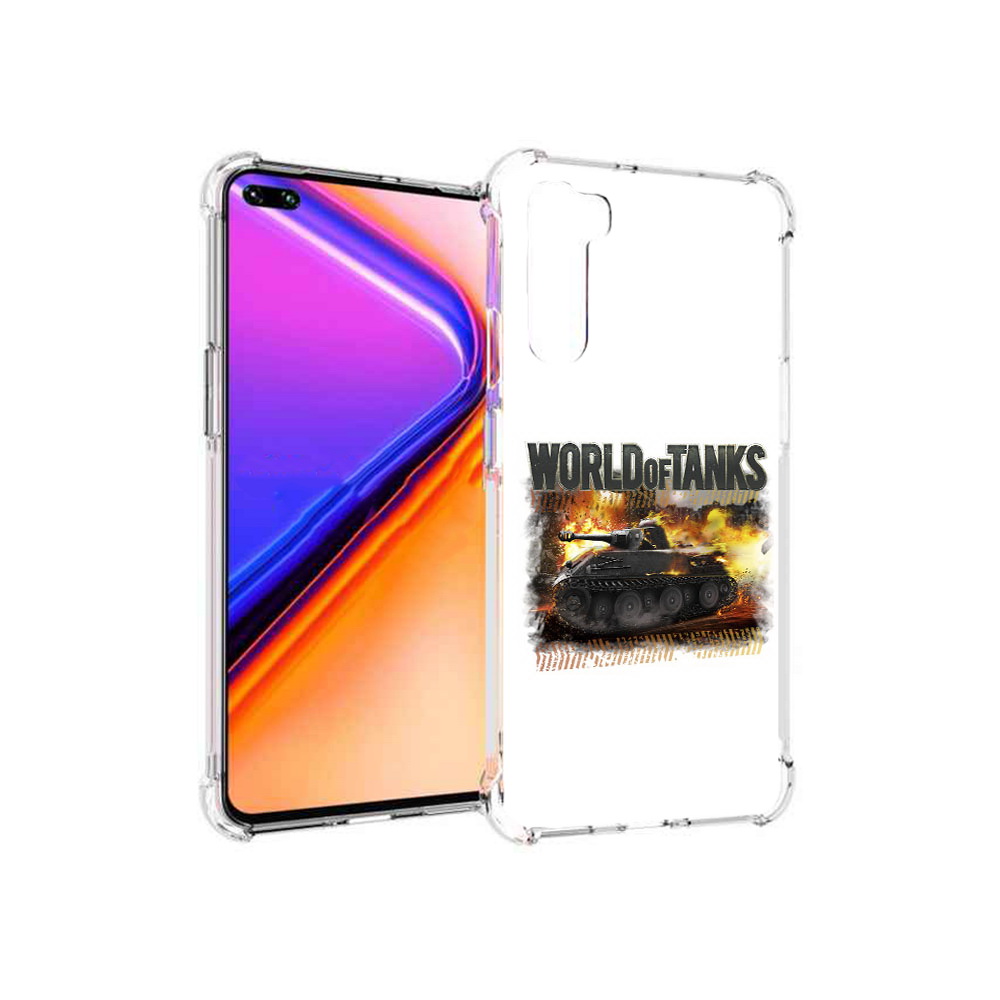 

Чехол MyPads Tocco для OnePlus Nord Мир танков-2 (PT227045.136.118), Прозрачный, Tocco