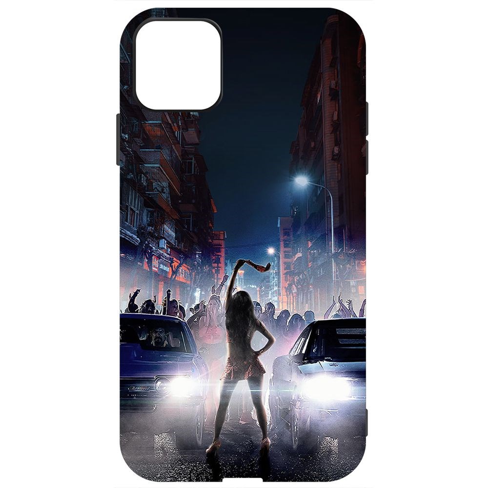 

Чехол-накладка Krutoff Soft Case Форсаж. Стритрейсинг для iPhone 11 черный