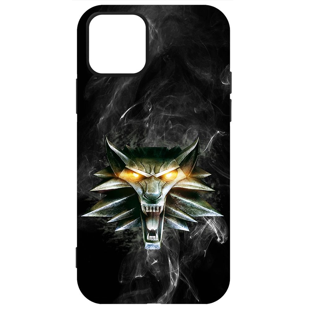 

Чехол-накладка Krutoff Soft Case Ведьмак. Школа Волка для iPhone 12 Pro Max черный