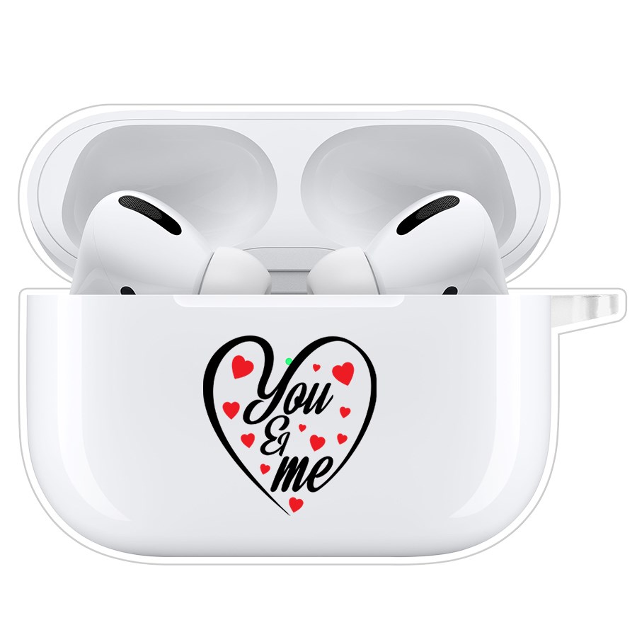 

Чехол Krutoff Clear Case для AirPods Pro 2 Ты и Я, Прозрачный