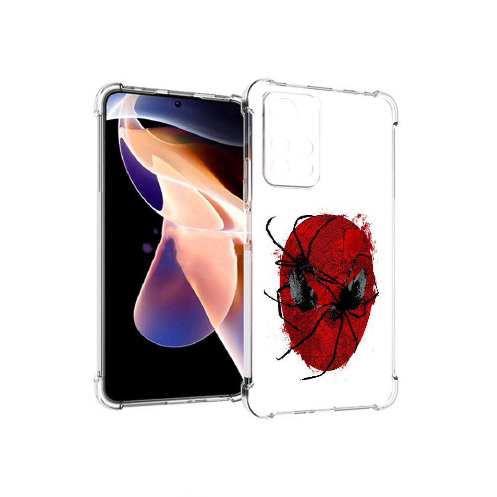 

Чехол MyPads Tocco для Xiaomi Redmi Note 11 Pro человек паук (PT224811.282.673), Прозрачный, Tocco
