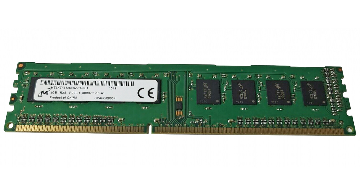 

Оперативная память Micron MT8KTF51264AZ-1G6E1 (555244) DDR3 1x4Gb 1600MHz, MT8KTF51264AZ-1G6E1