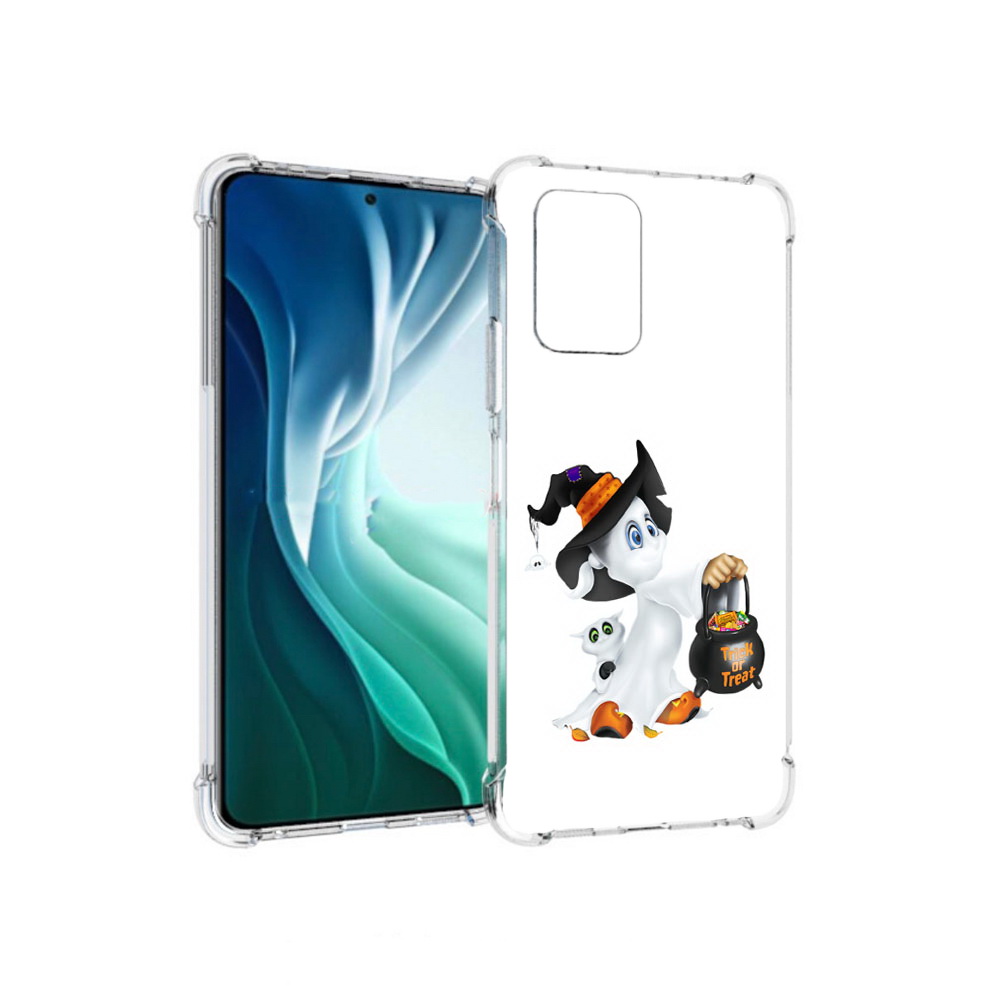 Чехол MyPads Tocco для Xiaomi Redmi Note 10 Pro 5G Маленький призрак (PT162244.283.113)