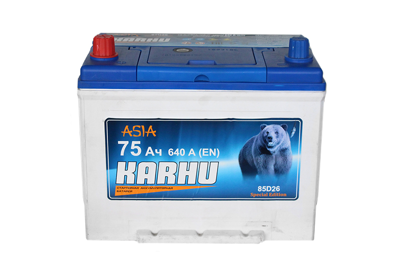 Аккумуляторная батарея KARHU 85D26R 6СТ75 азия