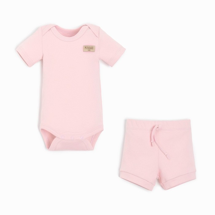 

Комплект одежды MINAKU Basic Line BABY, Розовый, 80, Basic Line BABY