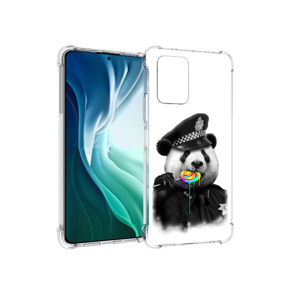 Чехол MyPads Tocco для Xiaomi Redmi Note 10 Pro 5G Панда полиция (PT162244.283.130)