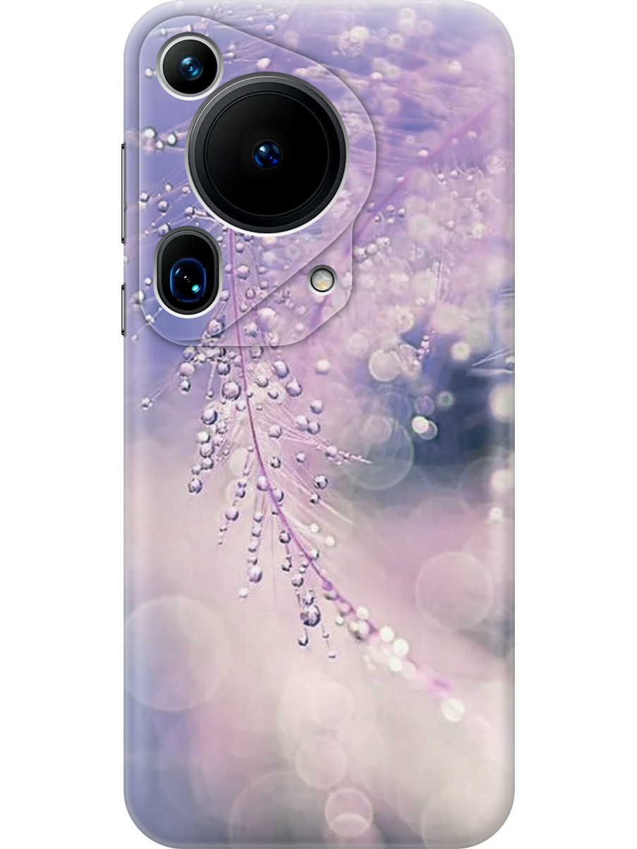 

Силиконовый чехол на Huawei Pura 70 Ultra с принтом "Ветка в капельках", Прозрачный;белый;синий;фиолетовый, 782625823