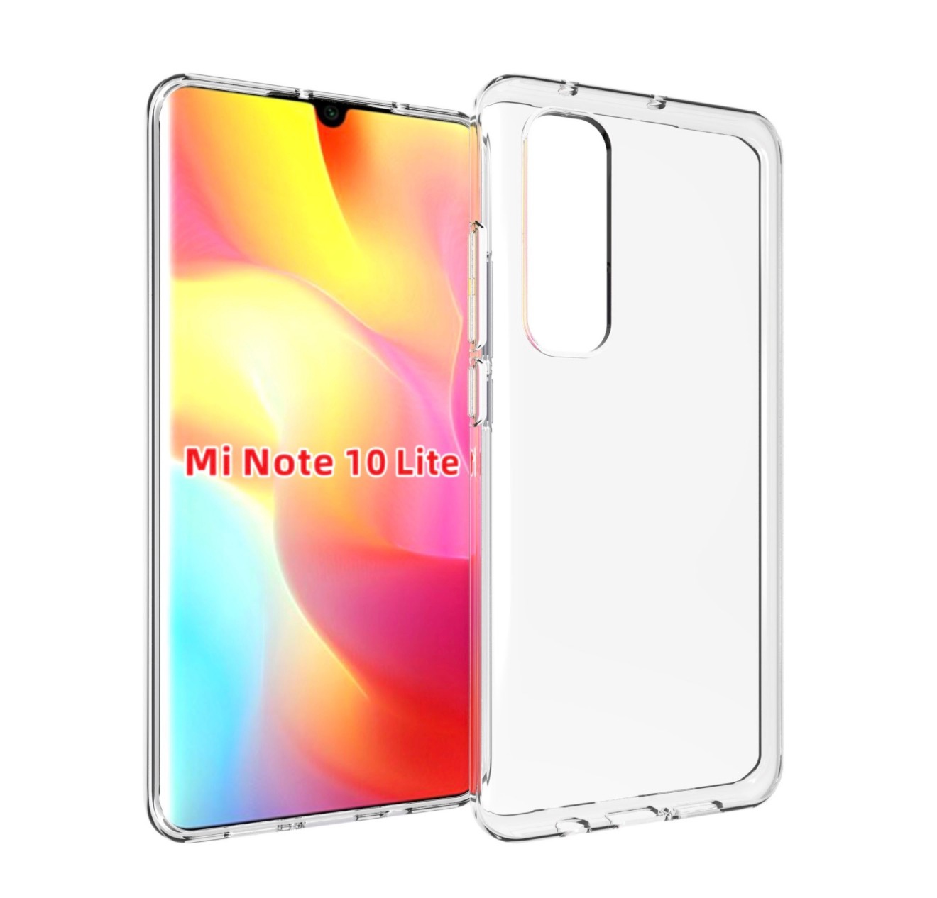 Чехол MyPads для Xiaomi Mi Note 10 Lite Transparent (149714)