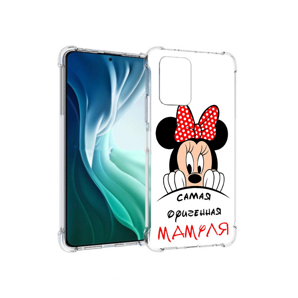 Чехол MyPads Tocco для Xiaomi Redmi Note 10 Pro 5G Самая лучшая мамуля Мини Маус