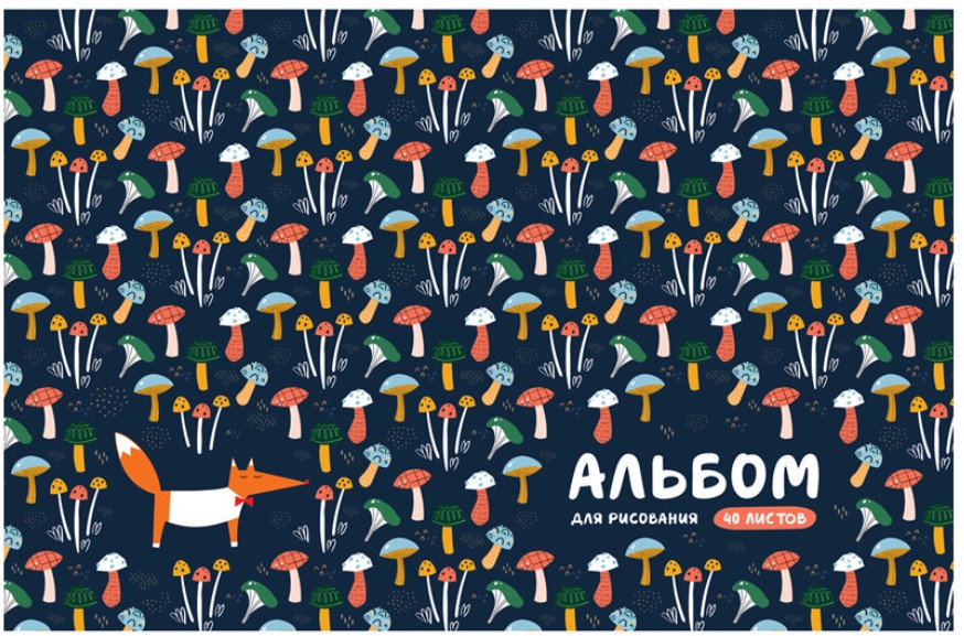 

Альбом для рисования ArtSpace Узоры Лесная сказка А4 40 листов
