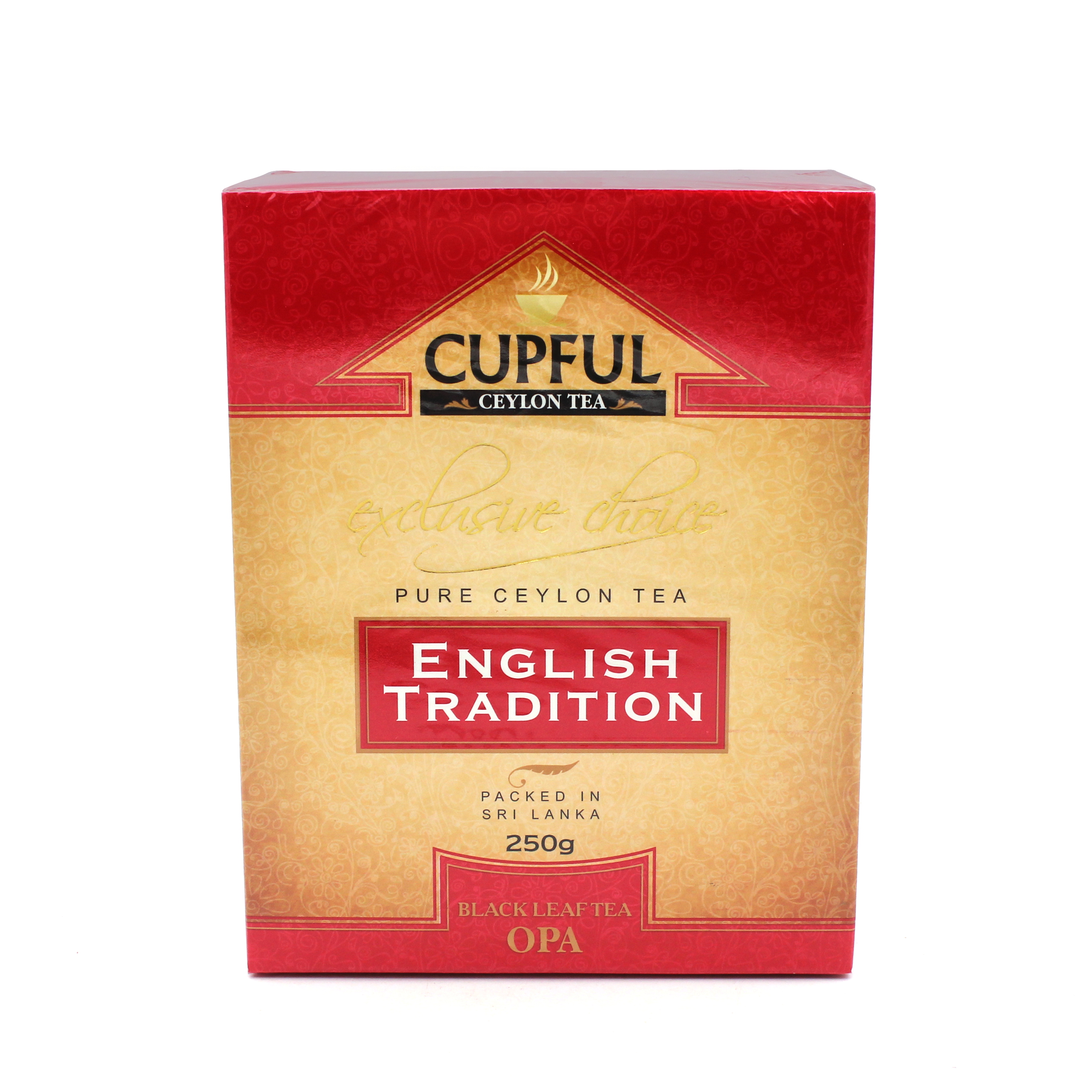 

Чай черный Cupful крупно-листовой OPA, 250 г, CUPFUL