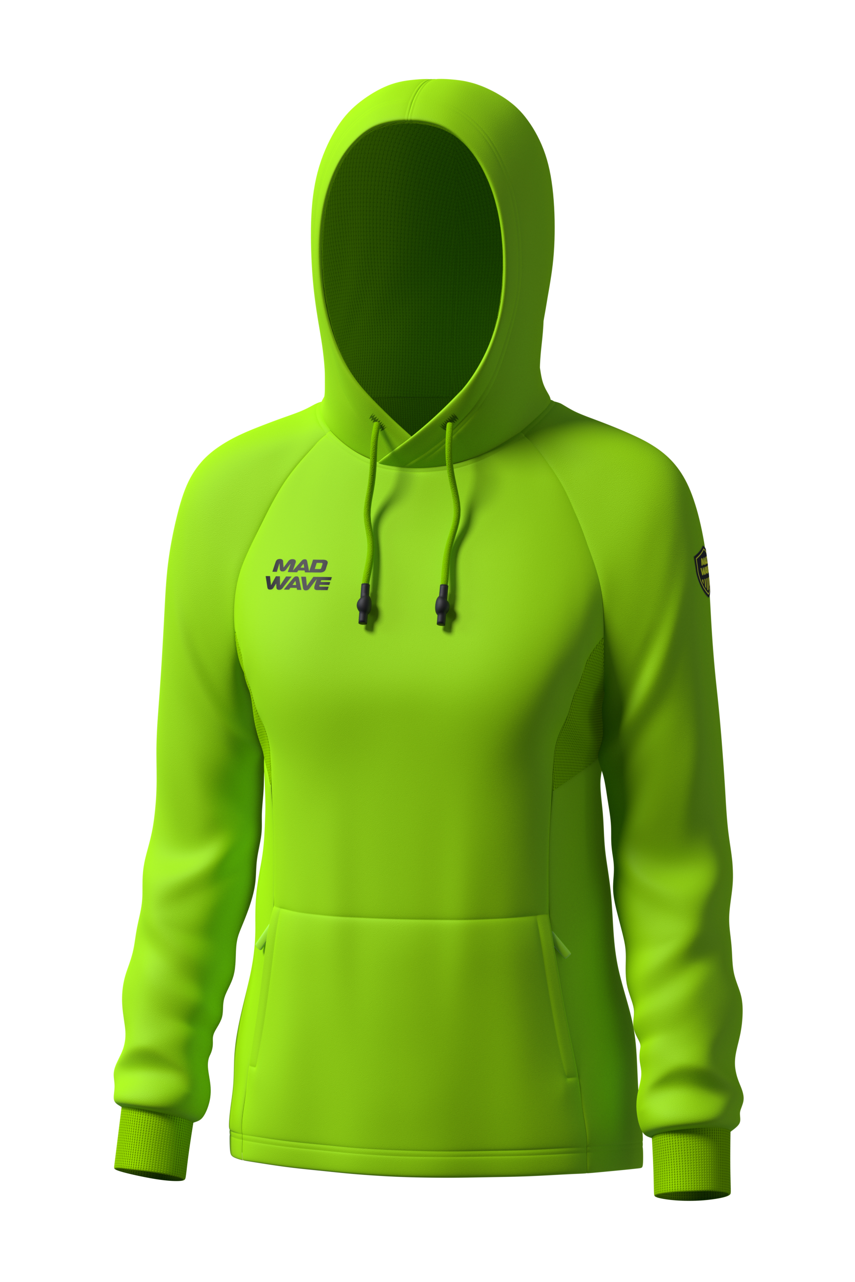 

Толстовка женская Mad Wave Flex hoodie women зеленая XS, Зеленый, Flex hoodie women
