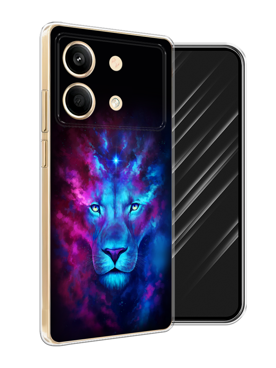 

Чехол Awog на Poco X6 Neo "Космический лев", Голубой, 321950-1