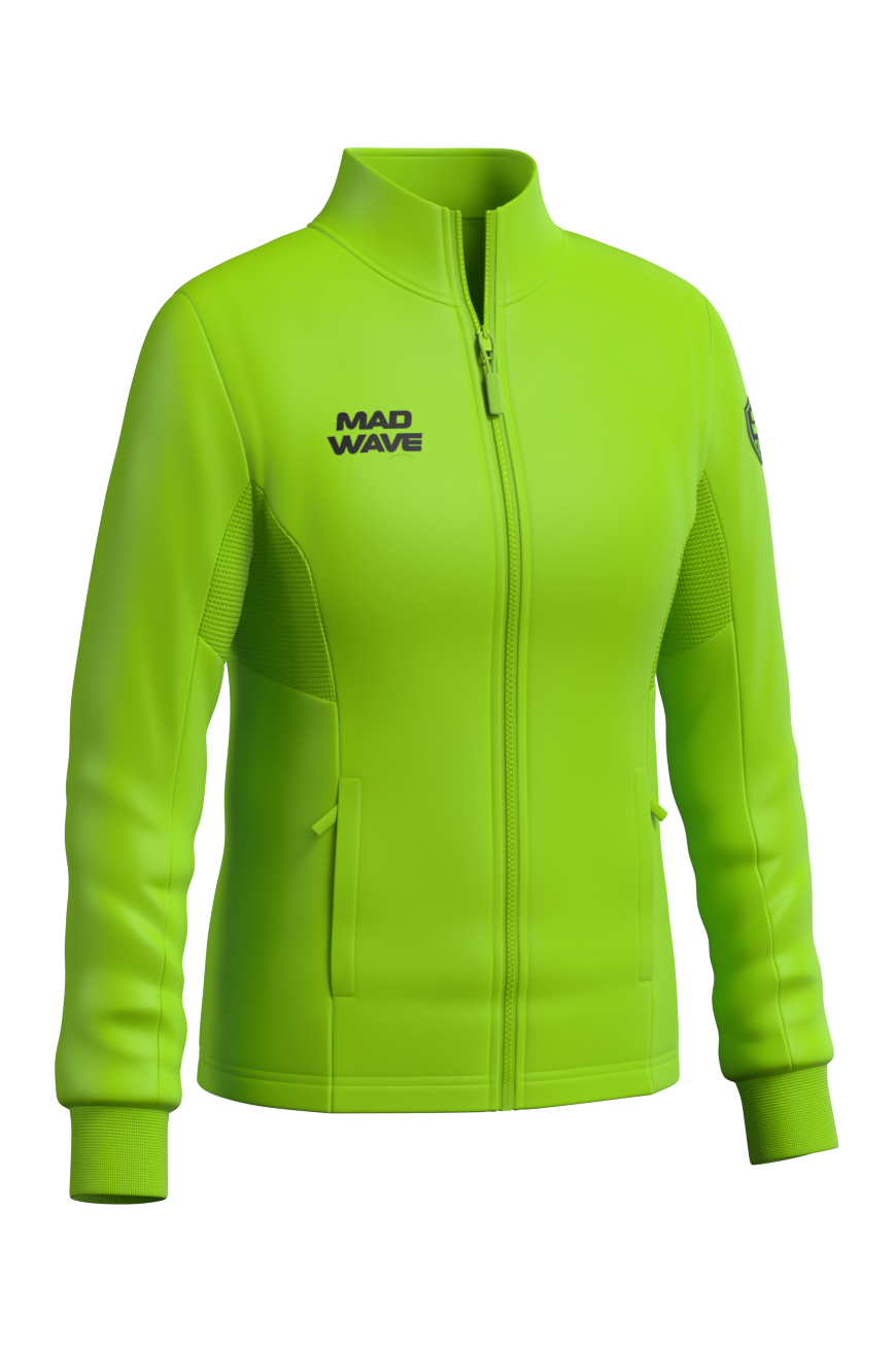 Толстовка женская Mad Wave Flex jacket women зеленая L