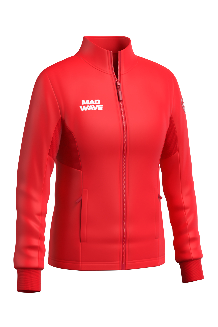 Толстовка женская Mad Wave Flex jacket women красная XL