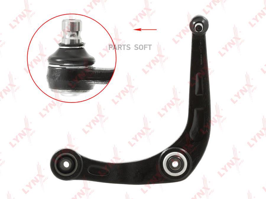 

Рычаг передний нижний L PEUGEOT 206 1.4/1.6L all 16V+1.4HDI/1.6HDI 00-> LYNXauto C5272L