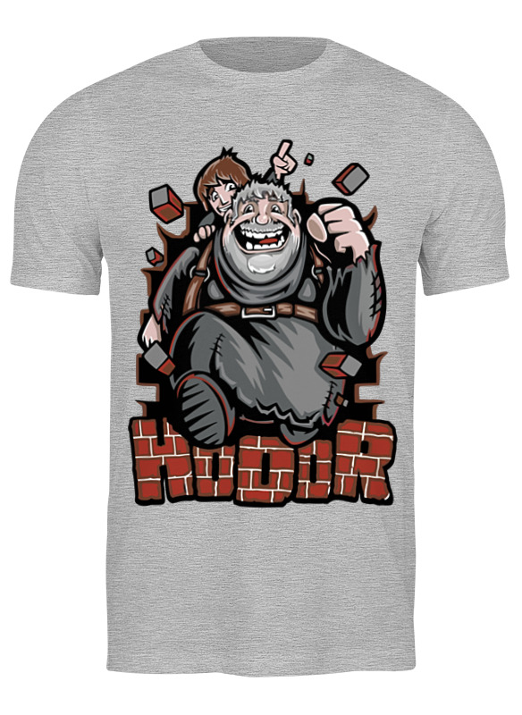 

Футболка мужская Printio Ходор (игра престолов) серая M, Ходор (игра престолов)