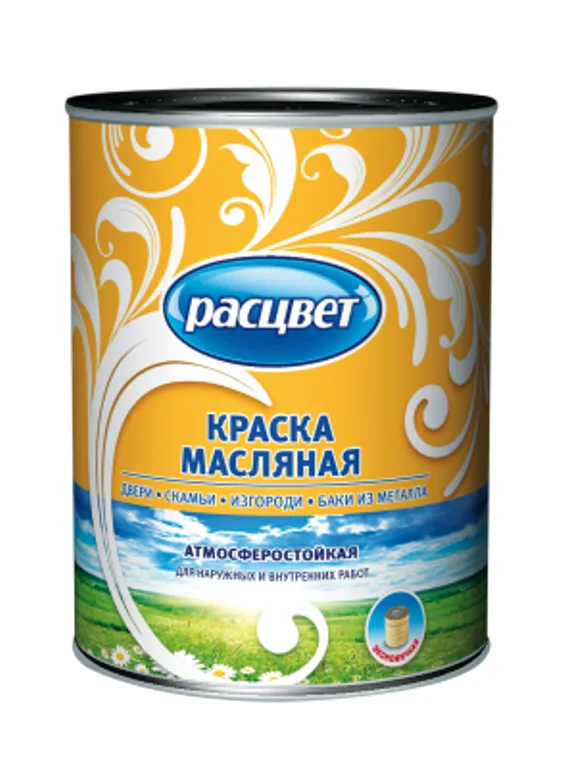 Краска МА-15 ярко-зеленая РАСЦВЕТ1,9 кг 5801