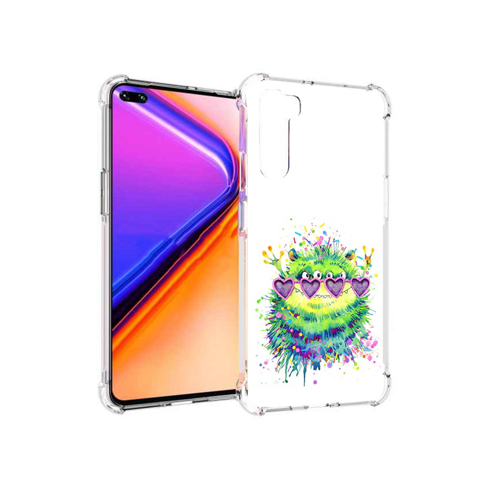 

Чехол MyPads Tocco для OnePlus Nord Пушистый персонаж (PT227045.136.142), Прозрачный, Tocco