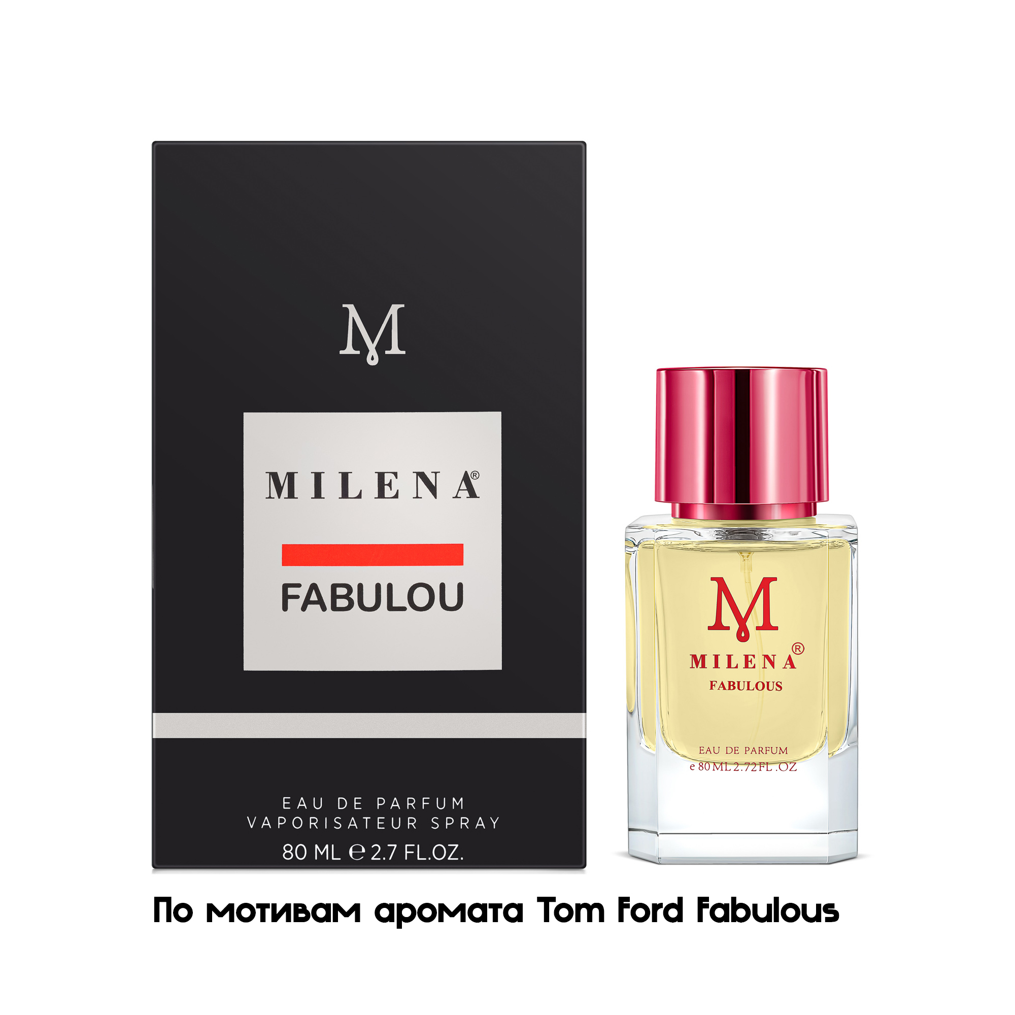 Парфюмерная вода Milena унисекс Fabulou по мотивам аромата Tom Ford Fabulous 80мл