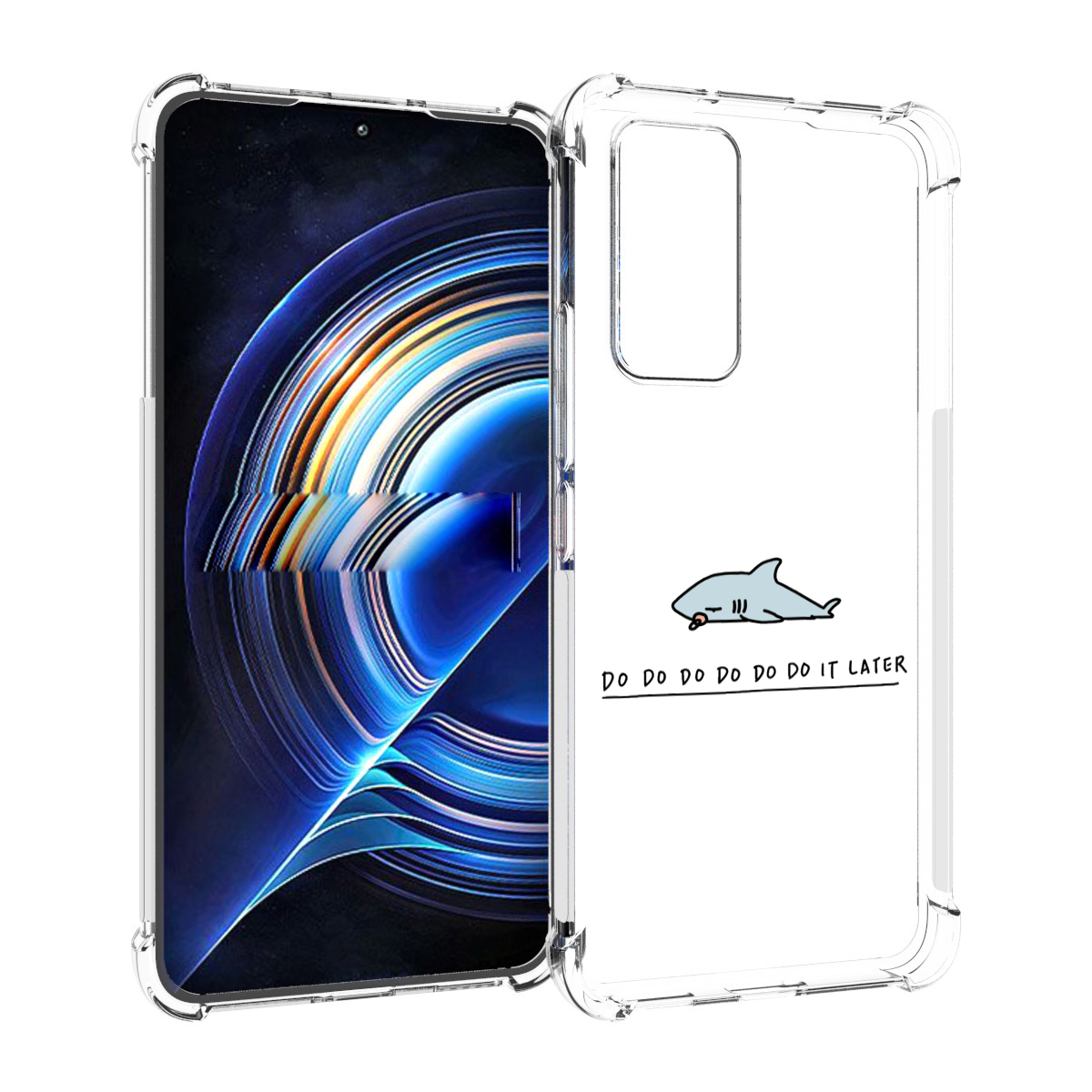 

Чехол MyPads Мини-акула для Tecno Camon 19 Neo, Прозрачный, Tocco