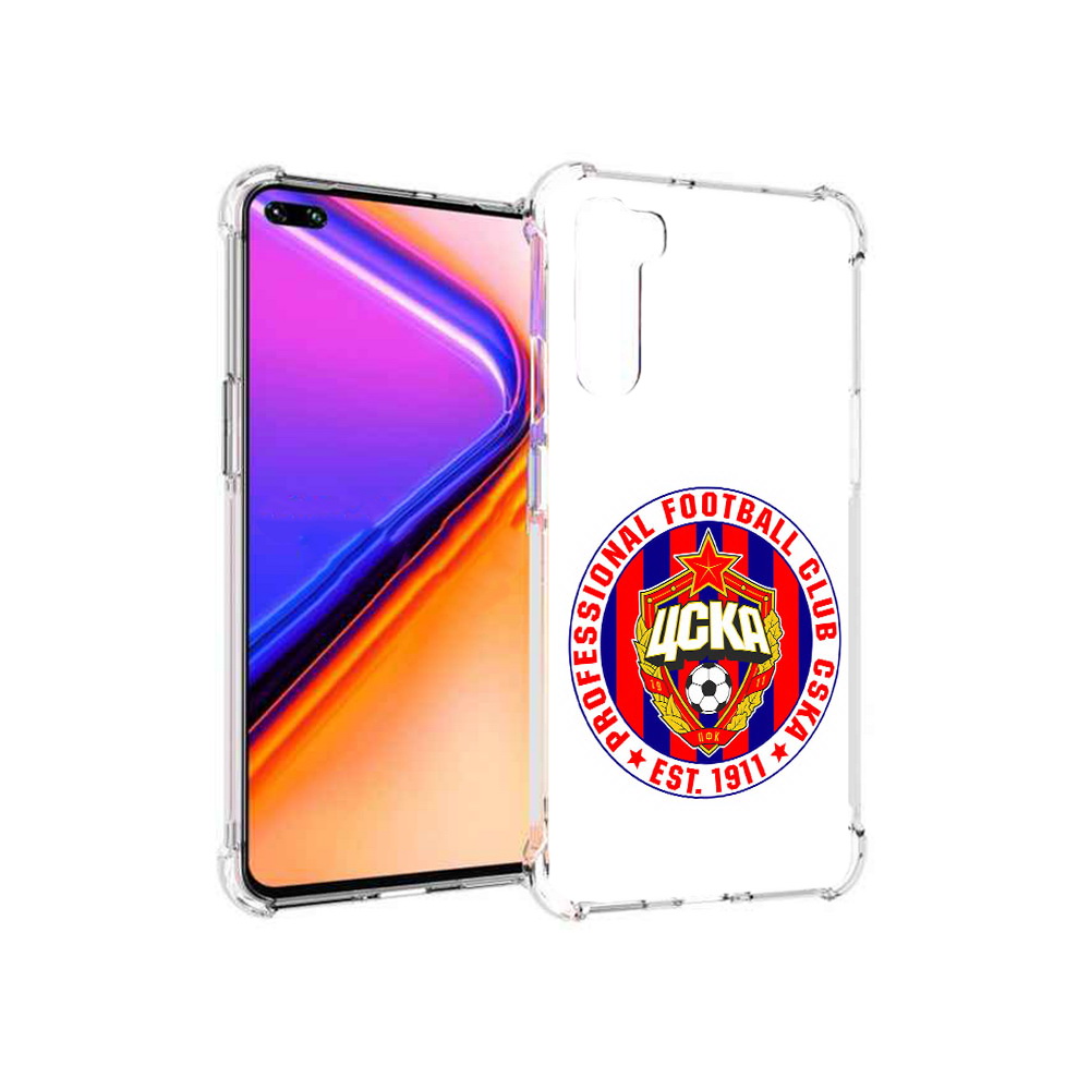 

Чехол MyPads Tocco для OnePlus Nord ФК ЦСК логотип (PT227045.136.178), Прозрачный, Tocco