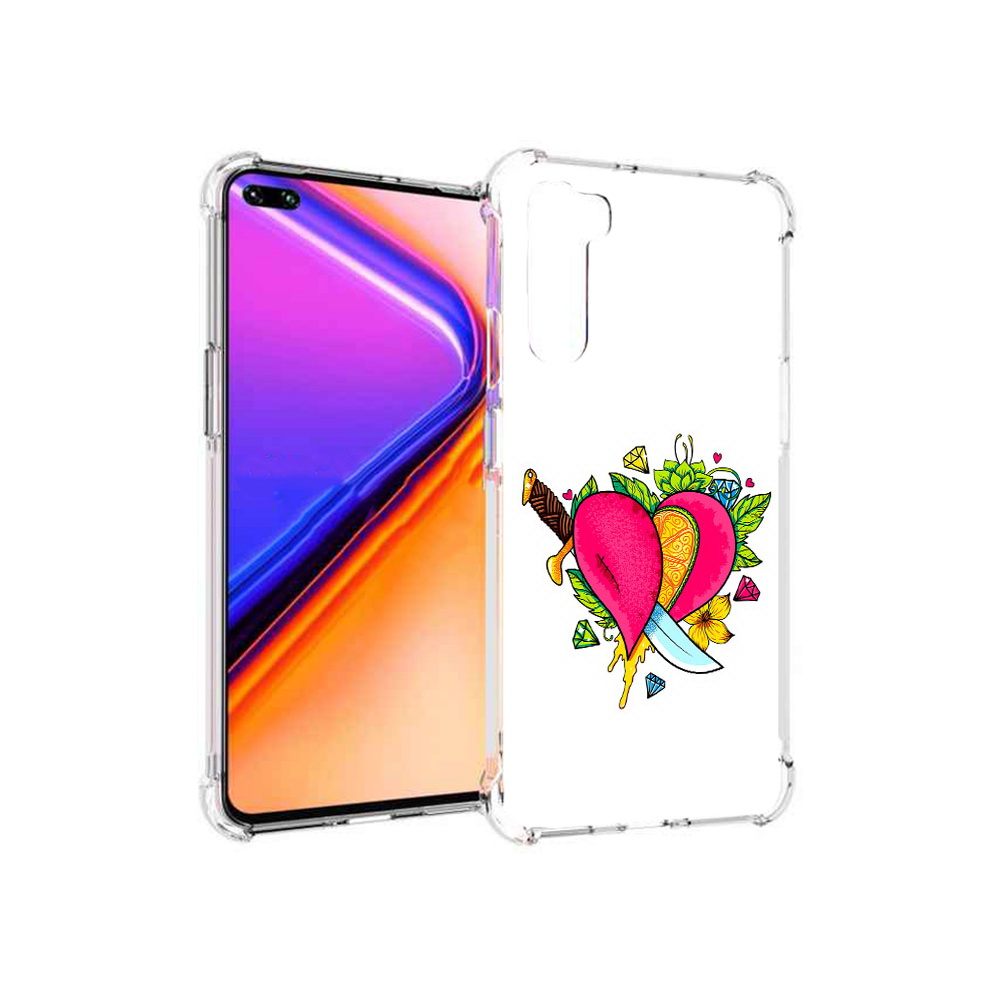 

Чехол MyPads Tocco для OnePlus Nord Фруктовое сердце (PT227045.136.188), Прозрачный, Tocco