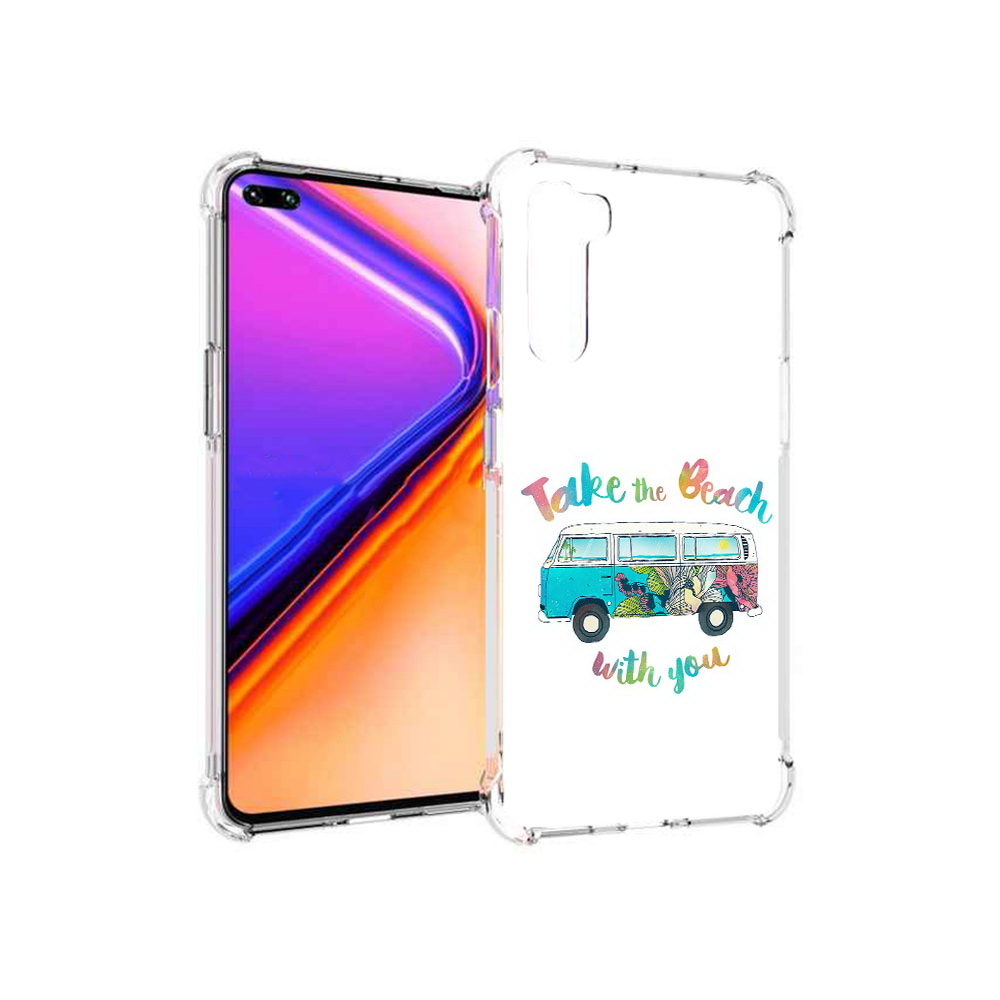 

Чехол MyPads Tocco для OnePlus Nord Хиппи автобус (PT227045.136.190), Прозрачный, Tocco