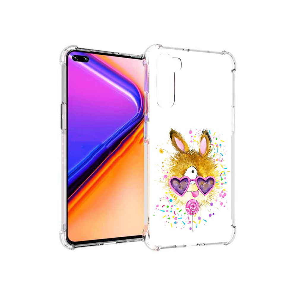 

Чехол MyPads Tocco для OnePlus Nord Чупя (PT227045.136.201), Прозрачный, Tocco