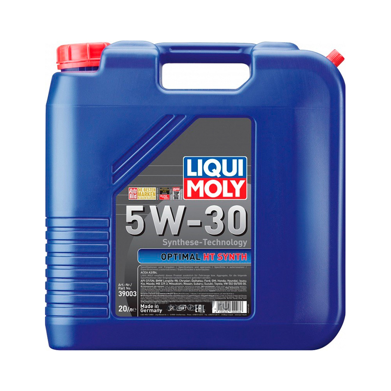 

Моторное масло LIQUI MOLY синтетическое Optimal HT Synth 5W30 20л