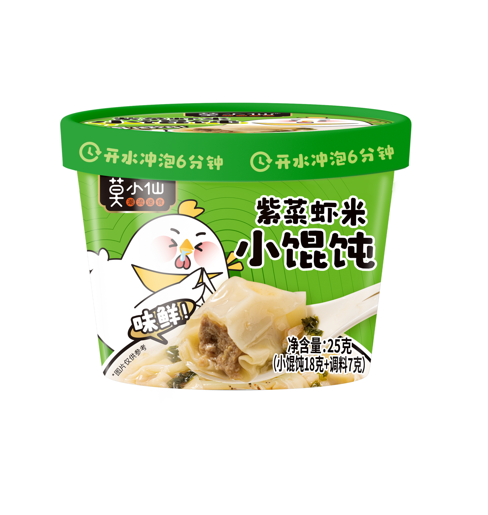 

Вонтоны быстрого приготовления Xiaoxian Креветки, 28 г