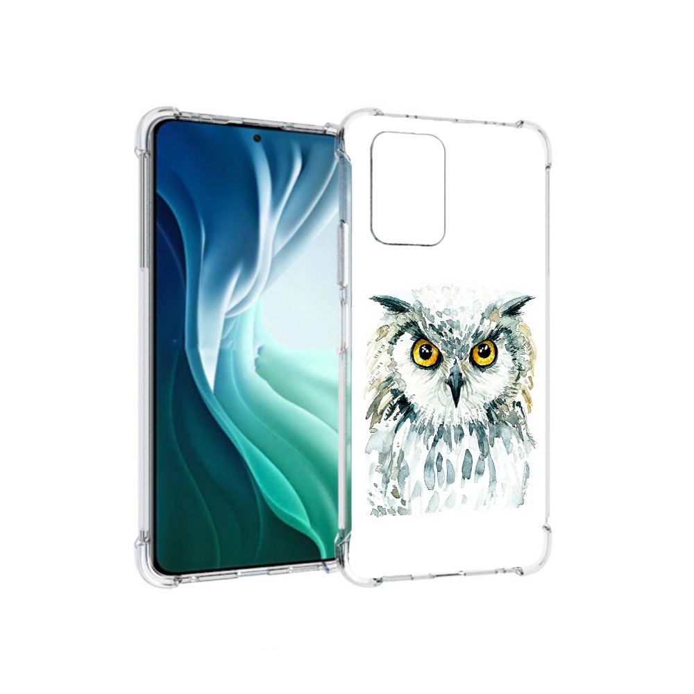 

Чехол MyPads Tocco для Xiaomi Redmi Note 10 Pro 5G Серьезная сова (PT162244.283.156), Прозрачный, Tocco