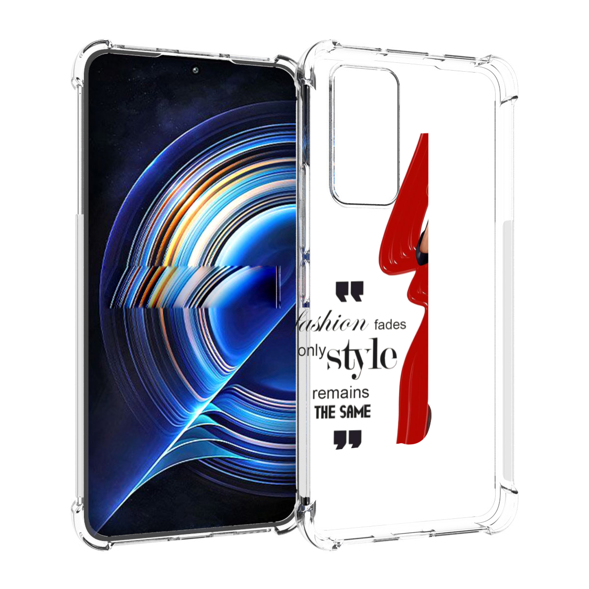 

Чехол MyPads Модная-девушка женский для Tecno Camon 19 Neo, Прозрачный, Tocco