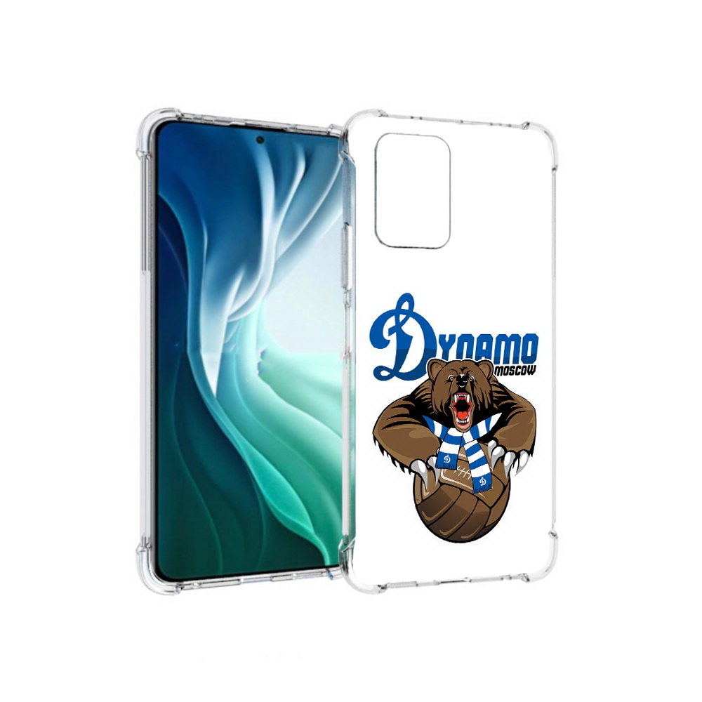 Чехол MyPads Tocco для Xiaomi Redmi Note 10 Pro 5G ФК Динамо медведь (PT162244.283.175)